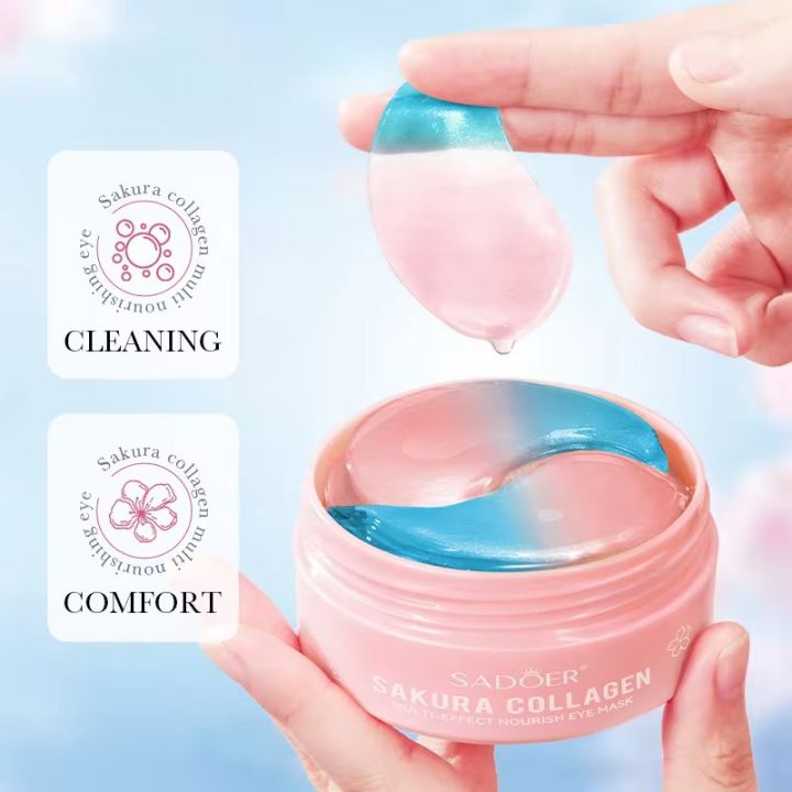 SADOER%20Collagen%20Sakura%20Multi%20Effect%20Nourish%20Eye%20Mask-%2060%20pcs%20-%20Image%204