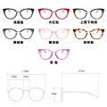 Professional TR90 Blue Light Blocking Reading Glasses European American Fashion Cat Eyeglasses Frame ins Flat Mirror 2023 New.