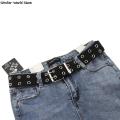 Harajuku Wide Belt Canvas Web Double Grommet Hole Buckle Belt Female Male Hot Waist Strap Belts for Women Men Jeans. 