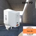 Fast charger 65W-PD Super Fast Charger MC200-White. 