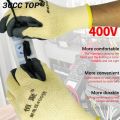 2PCS Electrician Work Gloves Protective Tool 400v Insulating Gloves Anti-electricity Low Voltage Security Protection Gloves. 