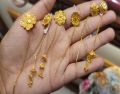 Gold Plated Small Earrings (Sui Suta) For Women & Girls - 1pair.