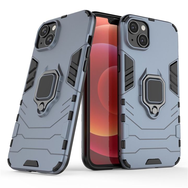 For Apple iPhone 15 Plus Case, Silicone TPU and Hard PC Luxury
