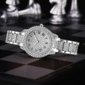 Luxury Rhinestone Ladies Watch Gypsophila Quartz Watches Crystal Watch Digtal Clock Wrist Watches.
