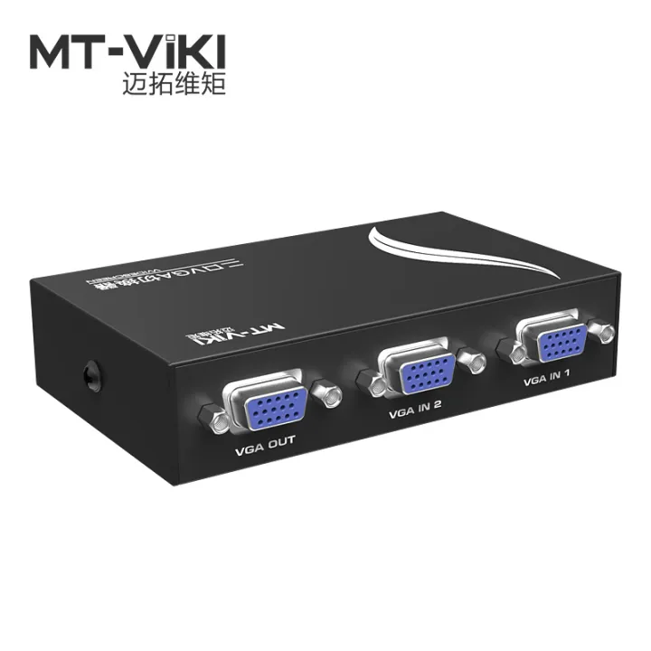 VGA Switch 2 input Port 1 output D-sub switcher PC Selector monitor share MT-VIKI Maituo 15-2CF