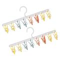 Drying Hanger Rack Clip Clothes Hangers Laundry Socks Hat Hanging Foldable Closet Forclips Baby Windproof Sock Drip Hook.