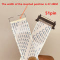 41Pin / 51Pin LVDS Cable for TV Screen LCD LED Display Screen Cable Flexible Cable 4K HD LCD TV Screen Cables. 