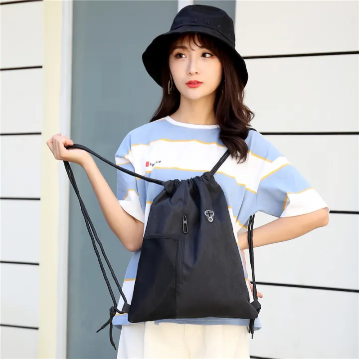 Drawstring%20Backpack%202023%20Spring%20Casual%20Backpack%20for%20Men%20and%20Women%20Gymnastic%20Valise%20Drawstring%20Bag%20Nylon%20Drawstring%20Bag%20-%20Image%203