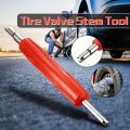 Graceful 100Pcs Car Truck Replacement Tire Tyre Valve Stem Core Part With Wrench. 
