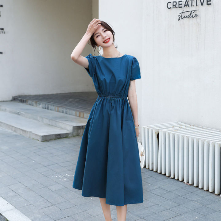 2024%20women's%20new%20round%20neck%20design%20sense%20retro%20new%20Chinese%20dress%20summer%20women's%20French%20long%20skirt%20to%20wear%20on%20both%20sides%20-%20Image%206