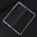 For Samsung Galaxy Z Fold 4,Soft TPU Transparent Case,Anti Falling Mobile Phone Case with Enhanced Corner Protection,Full Body Protection Cell Phone Cover. 