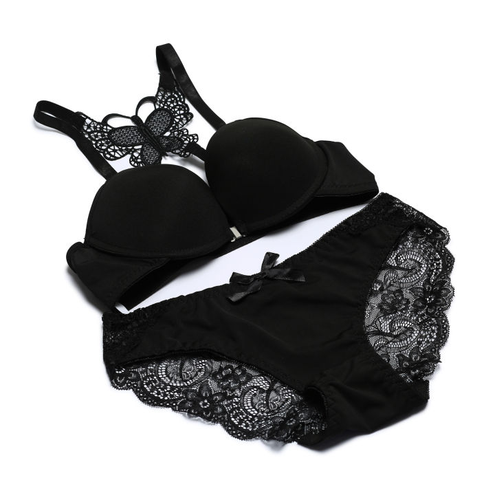 Women%20Push%20Up%20Butterfly%20Design%20Lingerie%20Lace%20Bra%20and%20Panty%20Set%20-%20Image%203