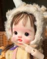 In stock YEMAOZI 1/6 YEMAOZI Qbaby Big Head Recast blythe Doll BJD Doll Nude doll No Make Up Gift For Girls Ball Jointed Dolls.