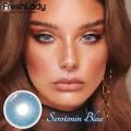 New Freshlady 5 HT Blue Color Contact Lens With regular kit box for men & women. 1 pair Freshlady Color Contact Lens For Eye makeup/Eye Fashion. Freshlady La Girl Series. #5ht. 