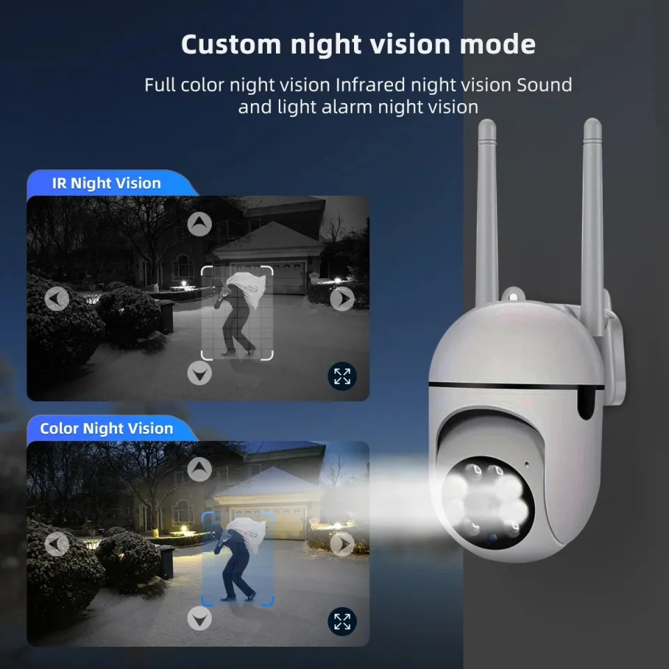 JOOAN 3MP PTZ IP Camera Color Night Auto Tracking CCTV IP WiFi