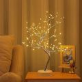 108 LED Spirit Tree Lamp, DIY Artificial Tree Lamp, USB/Battery Touch Switch, Decoration of Children's Room, Bedroom, Living Room, Party, Wedding. 