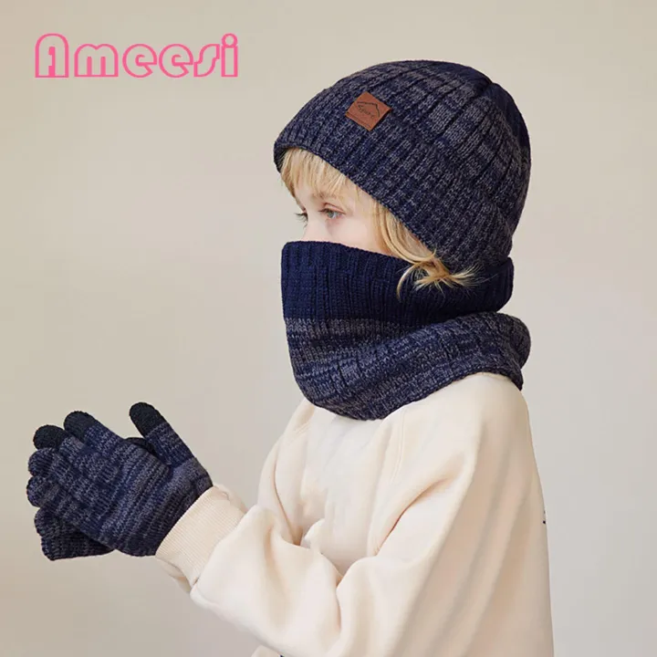 Kids%20Hat%20Scarf%20Gloves%20Set%20Cozy%203-piece%20Kids%20Winter%20Hat%20Scarf%20Gloves%20Set%20Warm%20Windproof%20Unisex%20Children%20Beanie%20Gloves%20Neck%20Warmer%20Set%20Girls%20Boys%20Beanie%20Scarf%20Set%20-%20Image%205