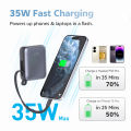 QCY PB10C 10000mAh 35W PD Fast Charging Mini Power bank. 