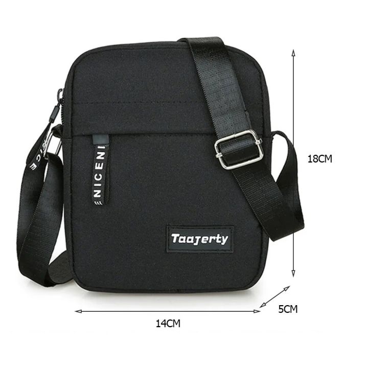 Nylon Shoulder Bag Men Solid Color Crossbody Bag Casual and Fashionable Retro Bag Business Crossbody Bags for Men Hand Bag сумка