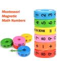 Kids Magnetic Math Numbers Toy Montessori Educational Arithmetic Number Toys.