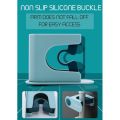 Non-Marking Mop Holder/ Broom Clip Household Hook Hanger Free Punching Bathroom Wall Bracket Adhesive Storage.