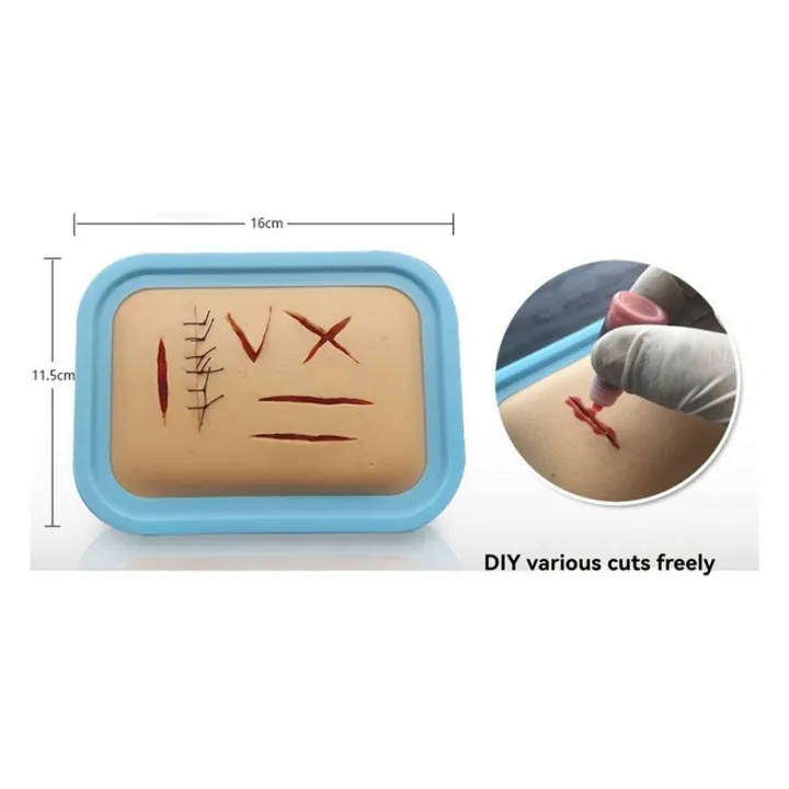 Medical%20Student%20Suture%20Practice%20Skin%20Silicone%20Suture%20Module%20Debridement%20Surgery%20Suture%20Training%20Incision%20Model%20-%20Image%202