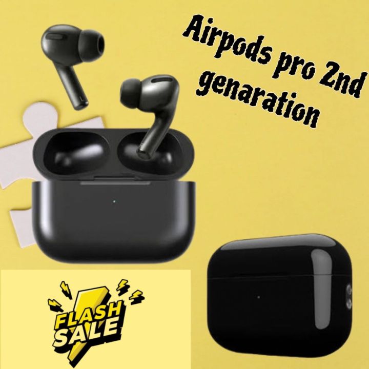 AirPods Pro 2nd gen Black wireless Earbuds (Best Quality )