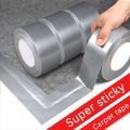 10m Cloth Duct Tape Carpet Binding Floor Waterproof Super Sticky Heavy Duty Industrial Adhesive Tape DIY Pipe Repair Home Decor.