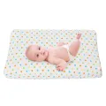 Baby Infant Changing Mat Cover Diaper Nappy Change Pad Waterproof Cotton 80cm - Light yellow. 