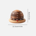 Wooden Desk Calendar Rotating Wooden Blocks Perpetual Calendar Monthly Weekly Daily Display Calendar 2023 Desk Accessories.