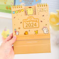 2024 Sanrio Desk Calendar Desktop Calendar Decoration Creative Office Calendar Three-dimensional Week Plan. 