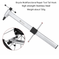 Riro Tail Hook Corrector for Road Bike Rear Derailleur Hanger Alignment Gauge Stainless Steel Multifunctional Repair Tool. 