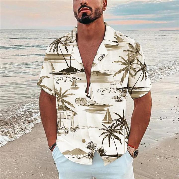 Lapel%20Men's%20Shirts%20Hawaiian%20Beach%20Shirts%20Summer%20Holiday%20Casual%20Tops%20Oversized%20Harajuku%203D%20Print%20Tee%205XL%20Slim%20Tshirt%20Clothes%202022%20-%20Image%203