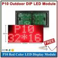 P10 Red LED module DIP 32*16 Pixel 320*160mm for Single color LED display Scrolling.... 