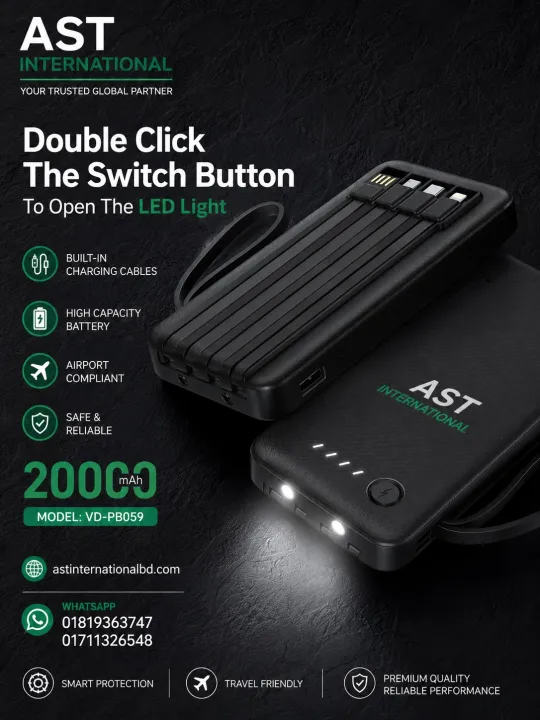 VEN-DENS%20VD-PB059%2020000mAh%20Fast%20Charging%20Power%20Bank%20%7C%20Dual%20USB%20Output%20%7C%20Portable%20Power%20Bank%20by%20ast%20-%20Image%203