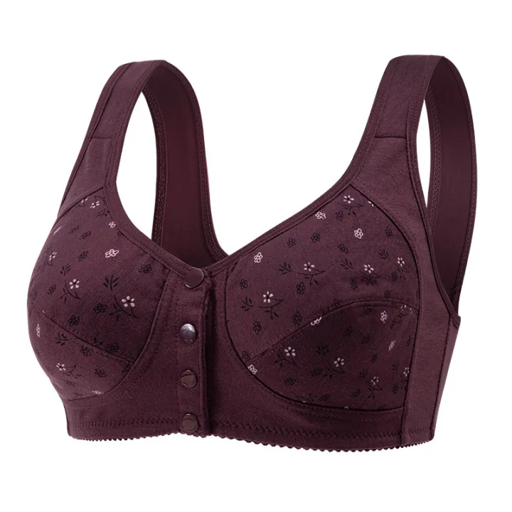 Pregnant%20Women%20Breastfeeding%20Bra%20Without%20Steel%20Ring%20Flower%20Print%20Maternity%20Underwear%20Front%20Button%20Bra%20Postpartum%20Underwear%20Mummy%20Bra%20-%20Image%202