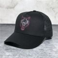 2022 Summer Breathable Mesh Baseball Cap Women Men Snapback Trucker Hat Tiger Cat Embroidery Hip Hop Casquette Animals bone. 