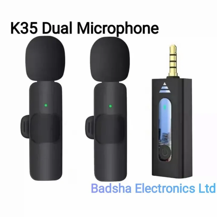 Innovative Appliance - K35 Dual Wireless Microphone For 3 -5Mm ...