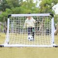 2 Pieces Indoor Mini Folding Football Soccer Ball Goal Post Net - Enjoy A Game Of Mini Football With This Set Of Two Indoor Folding Goal Posts - Perfect For Small Spaces.