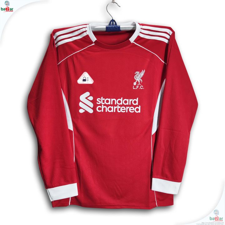 Liverpool Thai Premium Football Jersey For Man - Long Sleeve club t shirt - Liverpool Jersey 2026