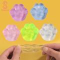 Fidget Squishes Toys Pinch Toy Squeezing Colored Paw Decompression Toy. 