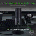 Razer Seiren X USB Streaming Microphone Built-In Shock Mount Supercardiod Pick-Up Pattern Microphone Professionnel Game. 
