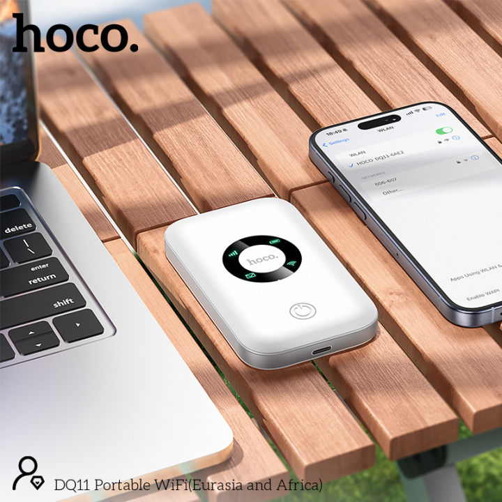 HOCO%20DQ11%20Portable%20WIFI%20Router%20WiFi%206%20All%20BD%20Sim%20Supported%20Pocket%20Router%204G%20Sim%20Support%20Pocket%20Router%20For%20Travel%20Mini%20Pocket%20Router%20Wifi%20Router%20Car%20-%20Image%202
