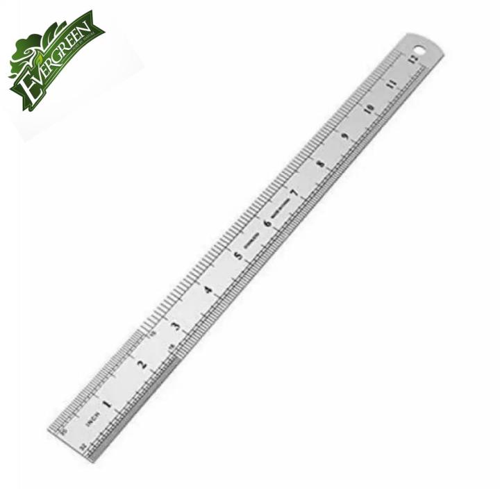 Stainless Steel Ruler/Scale - 30cm / 12 inch - 1pc
