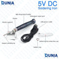 5V DC USB Soldering Iron 8W Mini Portable Electric Powered Soldering Iron Pen. 