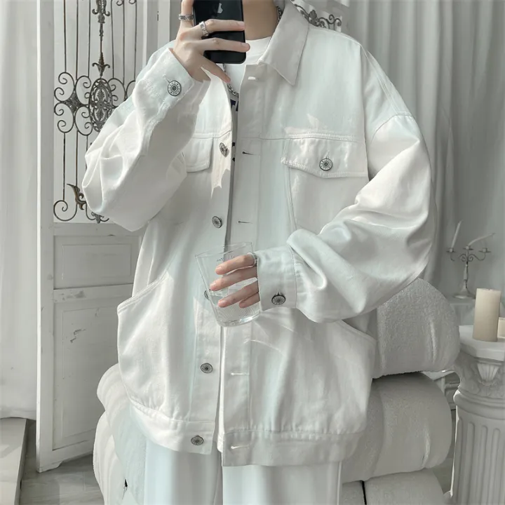 Black%20Denim%20Short%20Jacket%20Men%20Jeans%20Jacket%20Coats%20Turn%20Down%20Collar%20Denim%20Coats%20Windbreaker%20Pockets%20Overalls%20Bomber%20Streetwear%20-%20Image%203