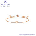 X000602507 xuping jewelry Trendy new heart-shaped creative bracelet 18K gold simple and lovely personality women bracelet.