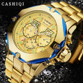 Cross border Hot Selling New Kashiqi Watch Sports Watch Three Eyes Six Needle Multi functional Quartz Watch for Men. 