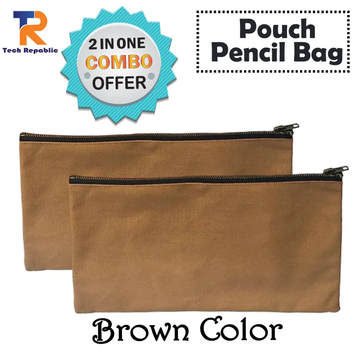 Pouch%20Pencil%20Bag%20with%20Zipper%20for%20College%20University%20Student%20&%20Fashionable%20Women%20With%202%20in%201%20Combo%20offer%20-%20Image%202