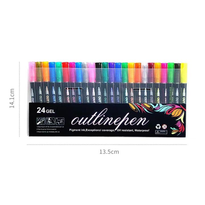 Contour%20pen%20double%20line%20contour%20pen%20metal%20glitter%20pen%20set%20marker%20pen%20account%20pen%20highlighter%20brush%20wholesale%20-%20Image%206